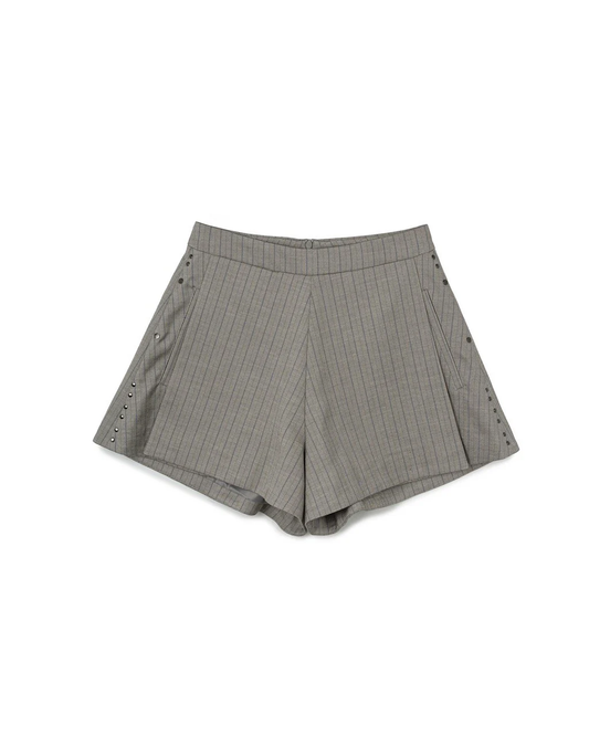 N E O VOL.2_CH.2 MORSE-CODE SHORTS - LIGHT GREY - BEV C multi label store