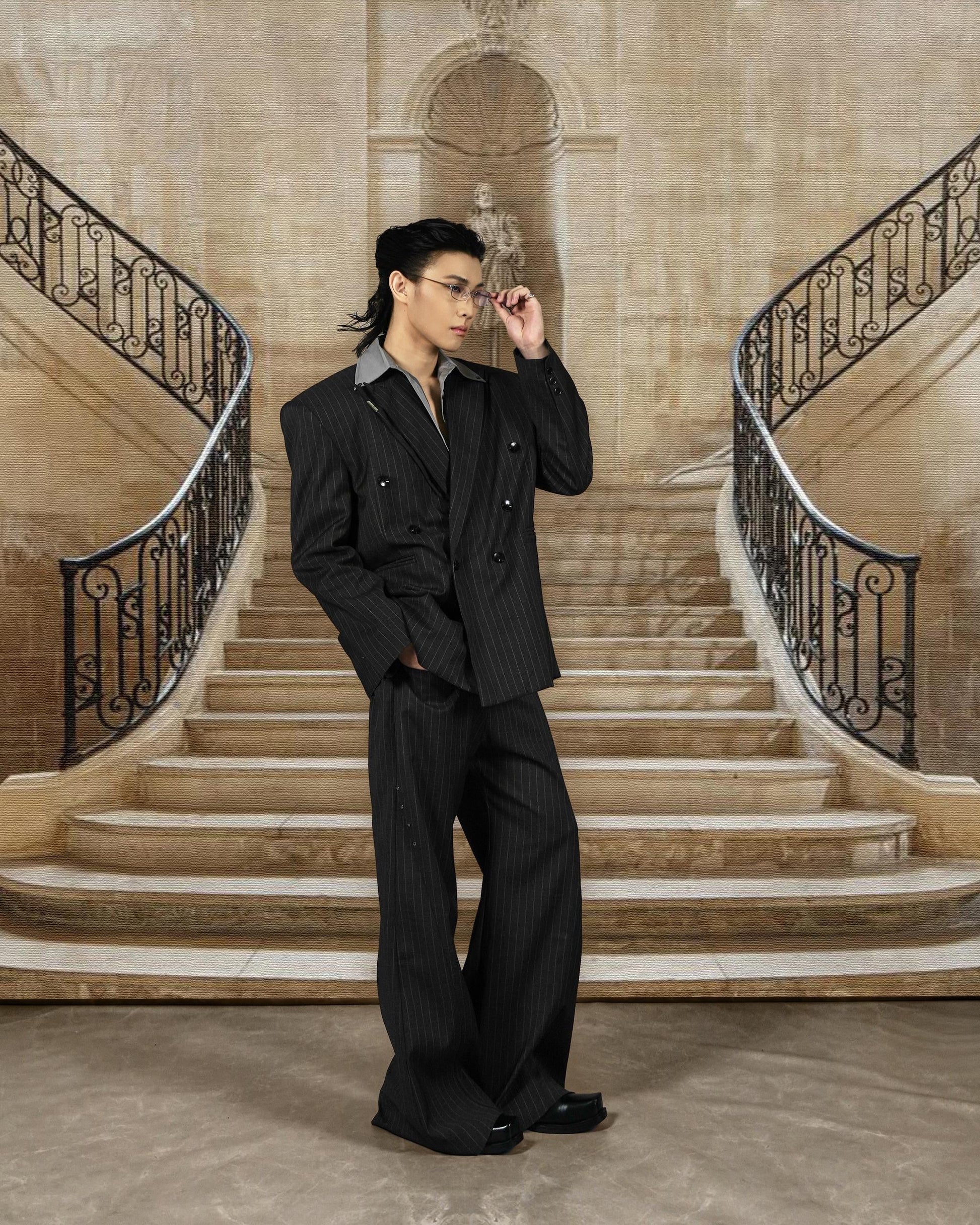 N E O VOL.2_CH.2 OMERTÀ BLAZER - DARK GREY - BEV C multi label store