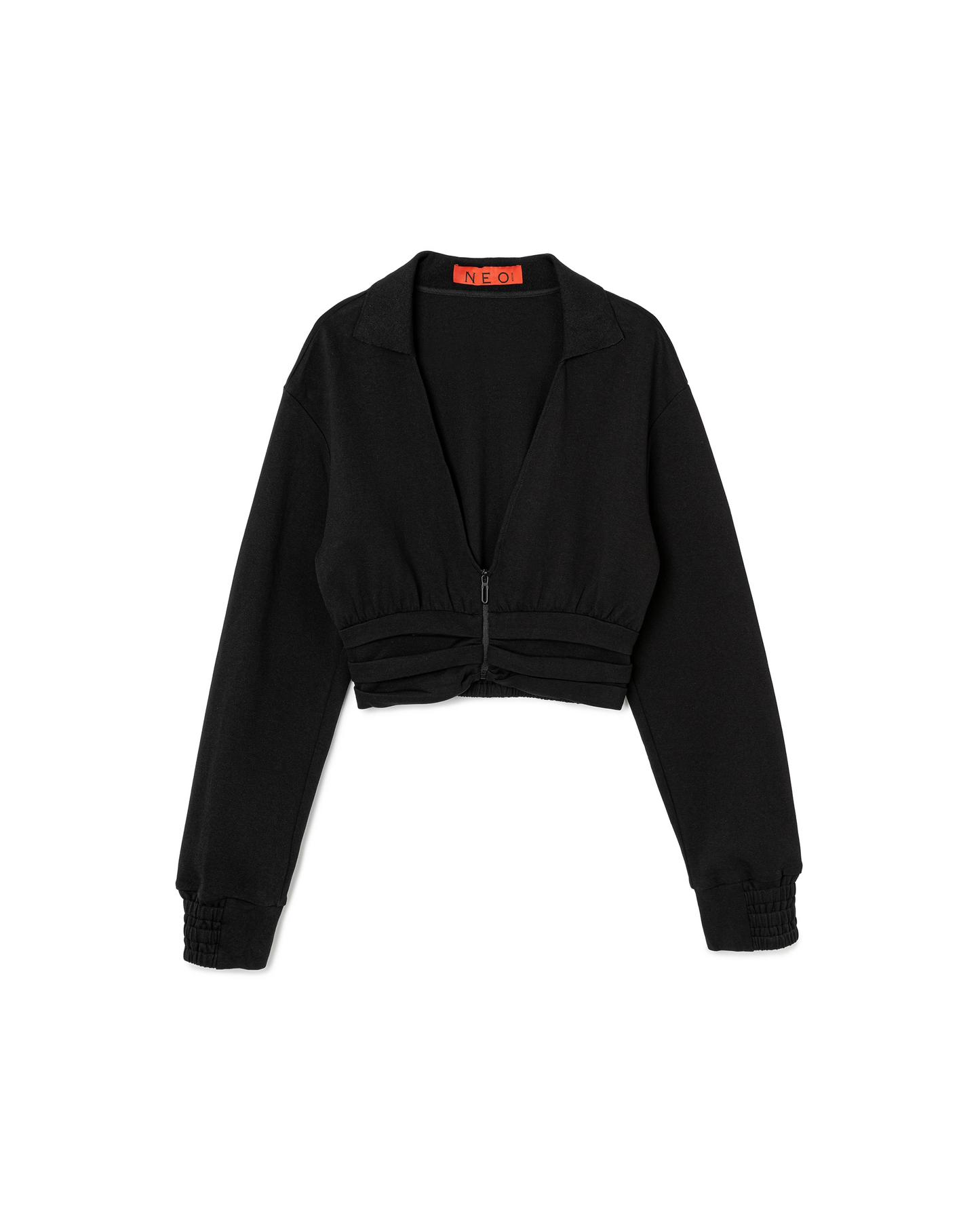 N E O VOL.2_CH.2 BOXER CROP TOP - BLACK - BEV C multi label store