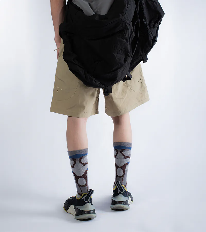 Khaki - Vrc utility shorts - BEV C multi label store