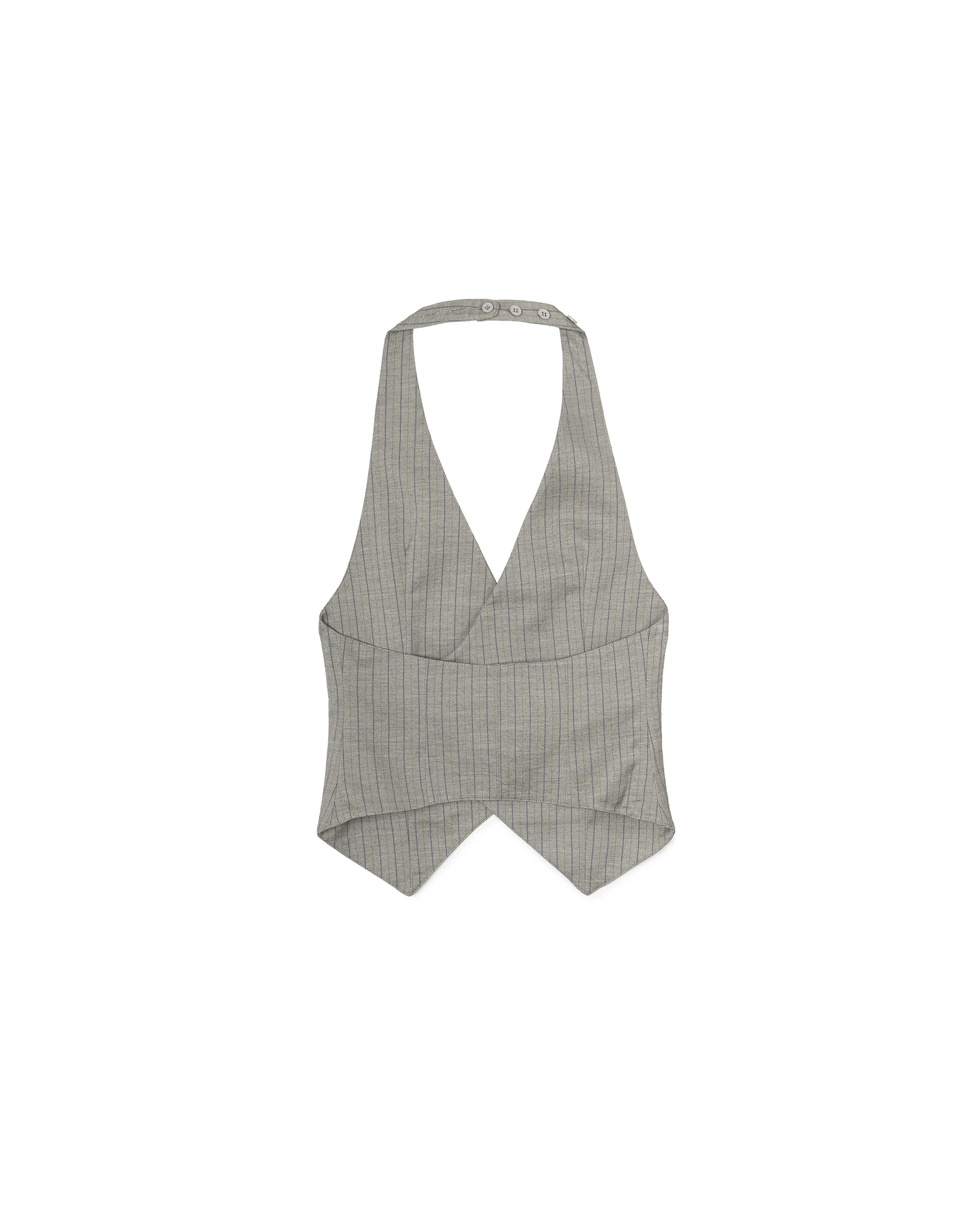 N E O VOL.2_CH.2 PINSTRIPE VEST - LIGHT GREY - BEV C multi label store