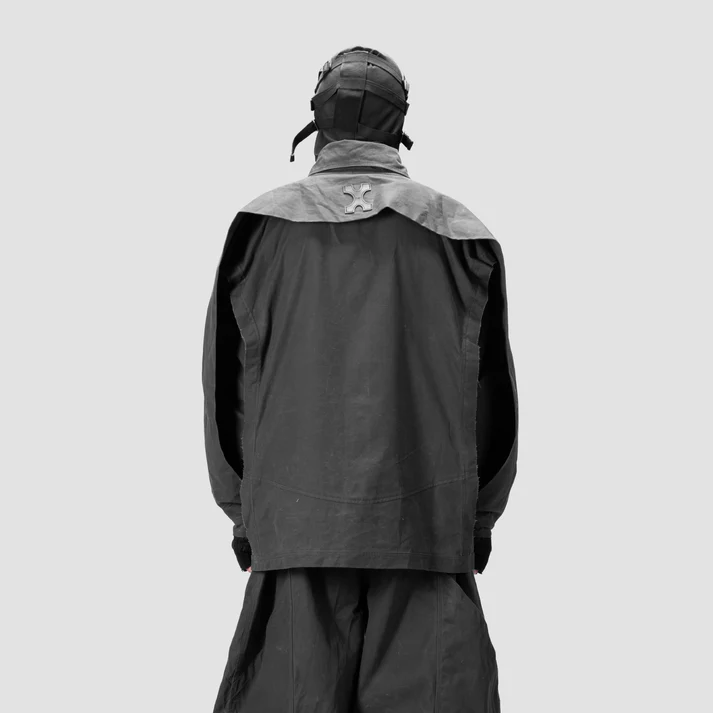 BACK PLEATED SHIRT - GREY - BEV C multi label store