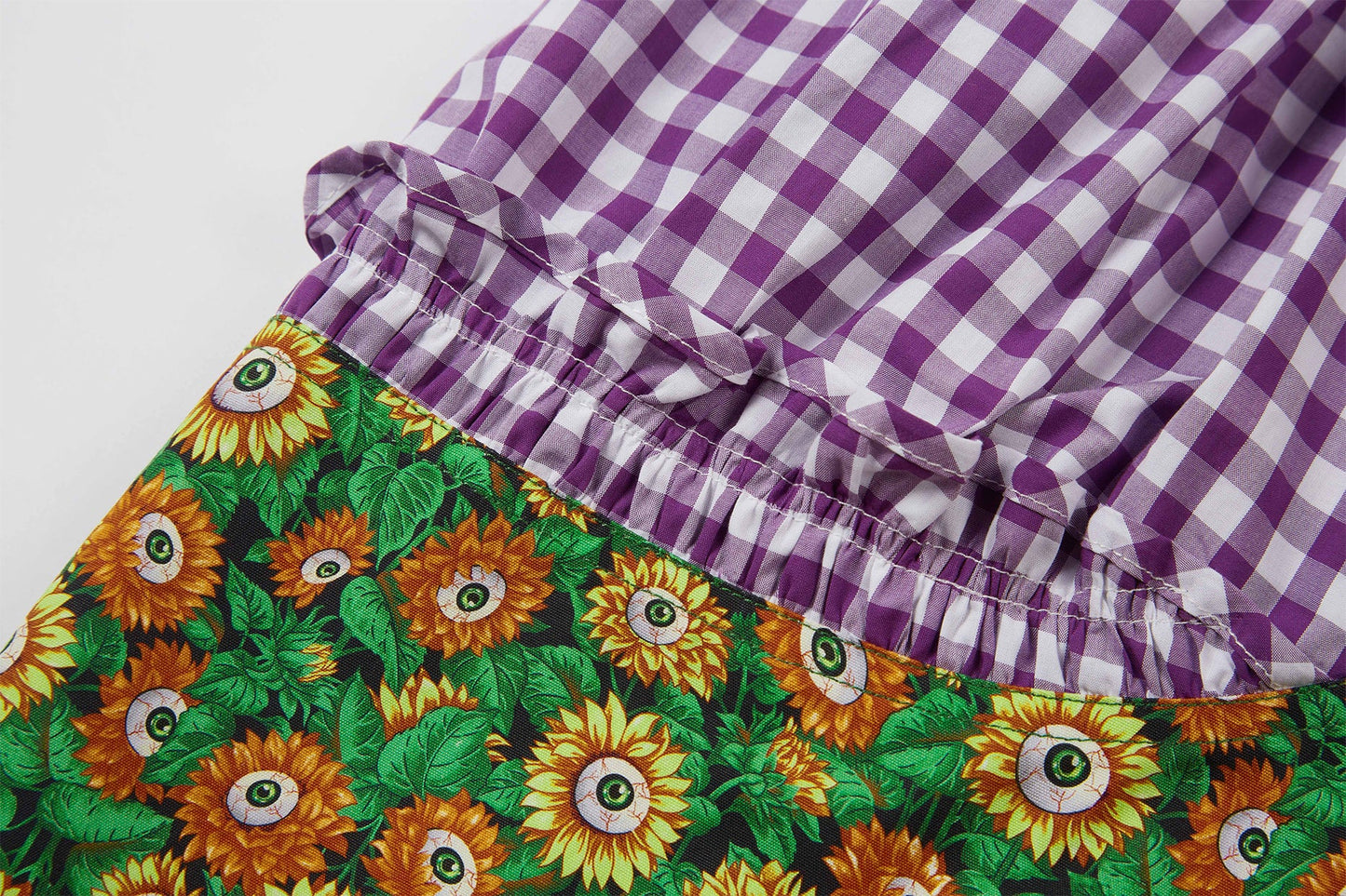 Eye Of The Beholder Skirt (Purple Checks) - BEV C multi label store