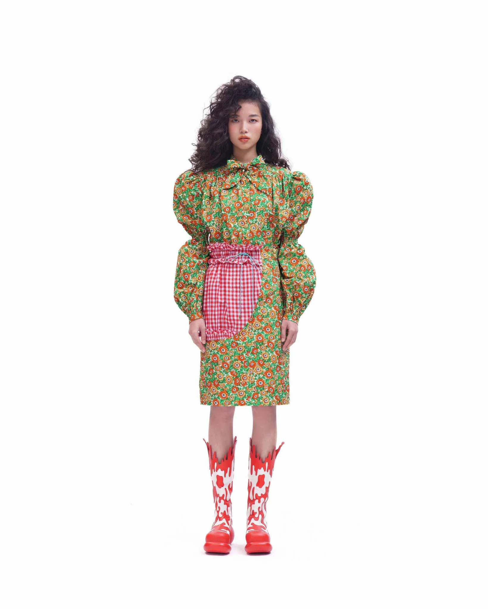Eye Of The Beholder Skirt (Red Checks) - BEV C multi label store