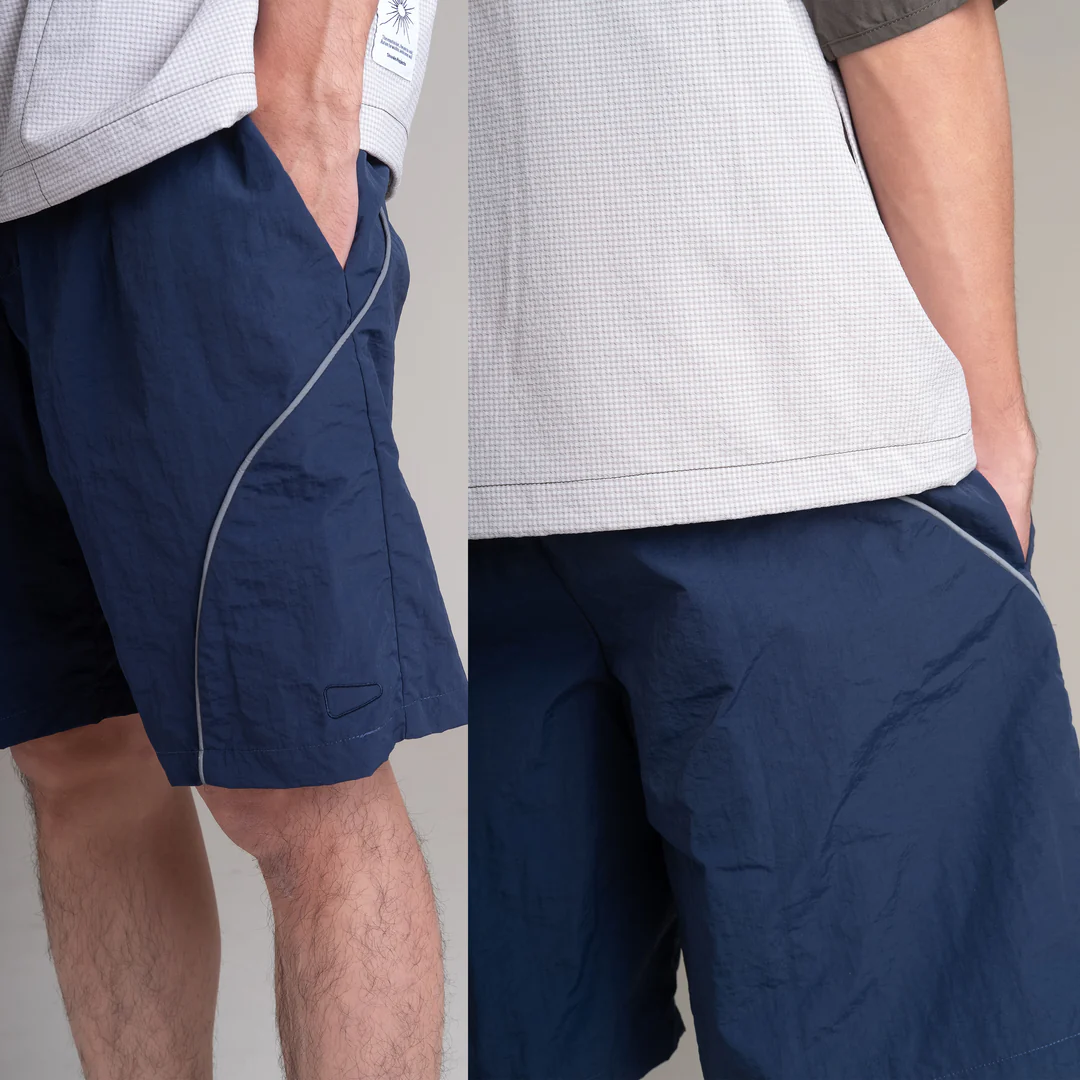 Ez Shorts / Nylon - Blue - BEV C multi label store