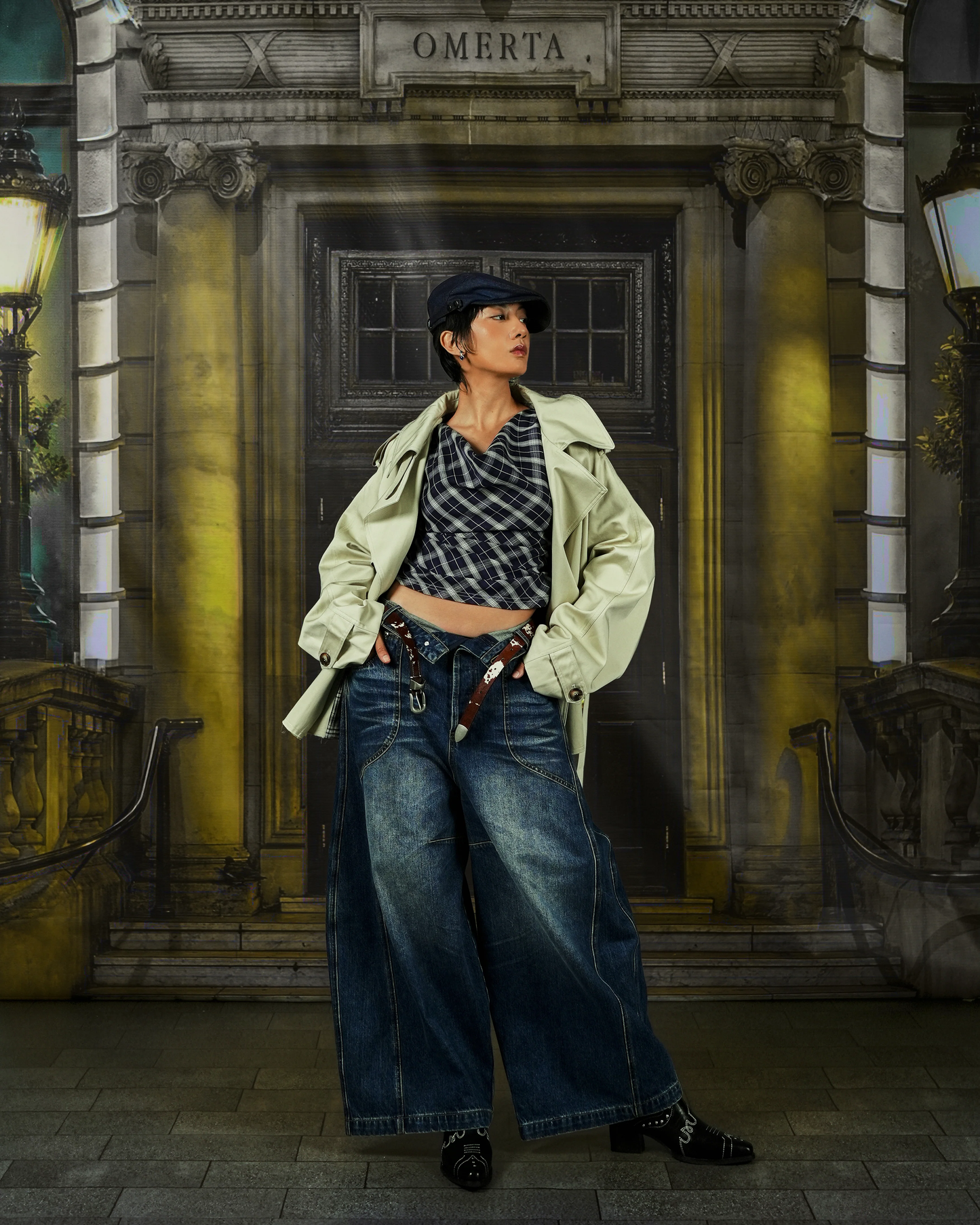 N E O VOL.2_CH.2 BALLOON PANTS - BLUE - BEV C multi label store