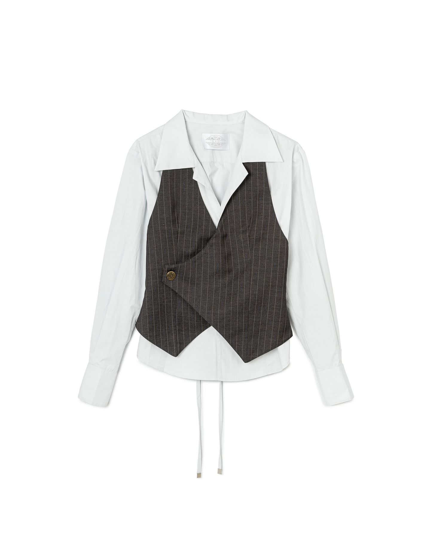 N E O VOL.2_CH.2 DETECTIVE SET SHIRT - GREY - BEV C multi label store