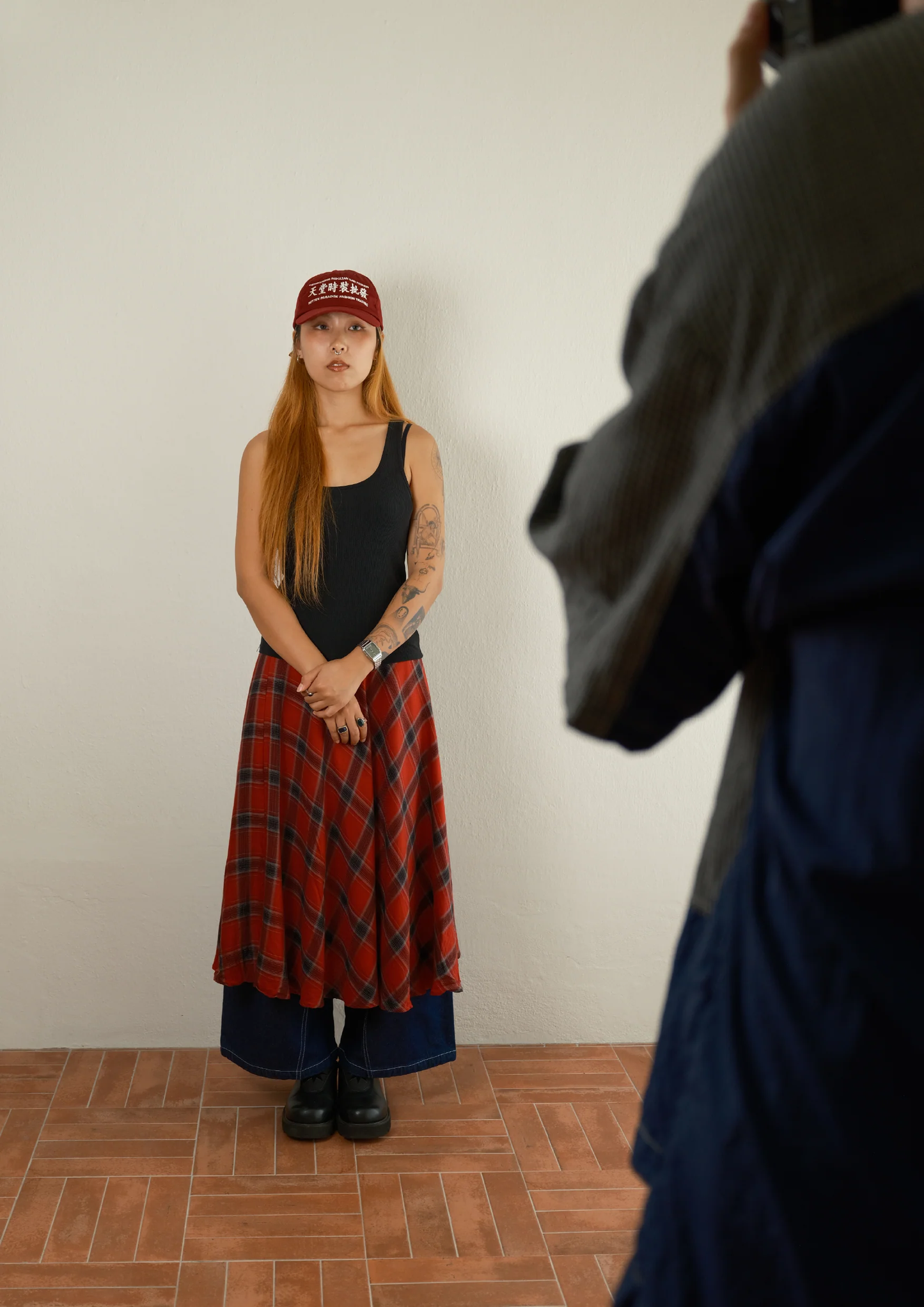 TRADING CAP RED FIRE - BEV C multi label store