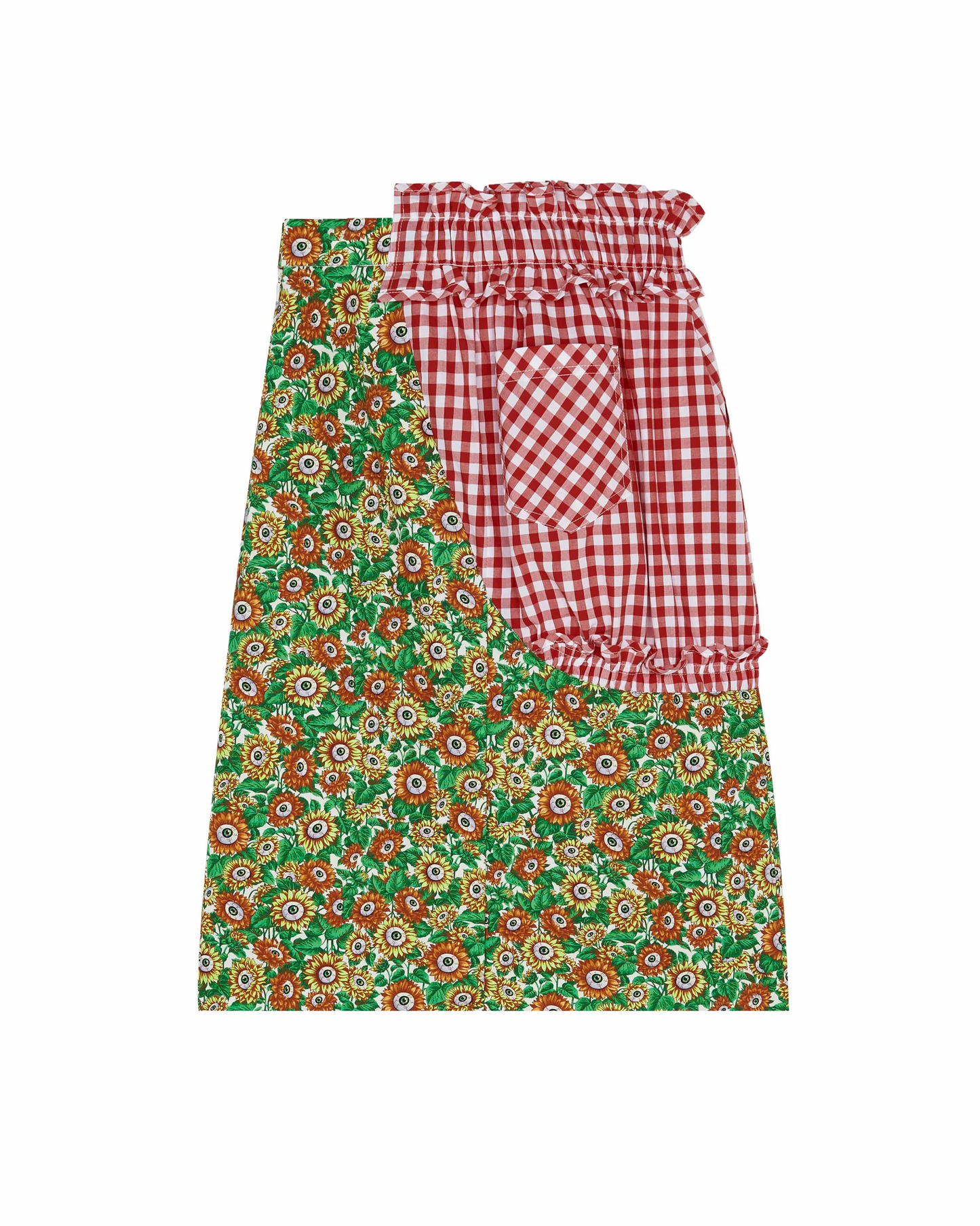 Eye Of The Beholder Skirt (Red Checks) - BEV C multi label store