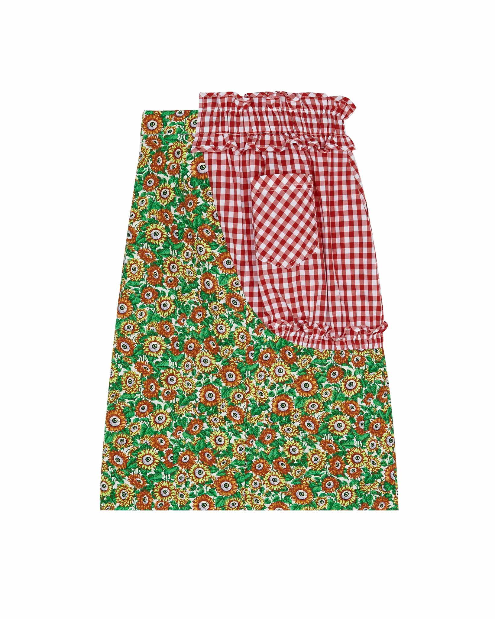 Eye Of The Beholder Skirt (Red Checks) - BEV C multi label store