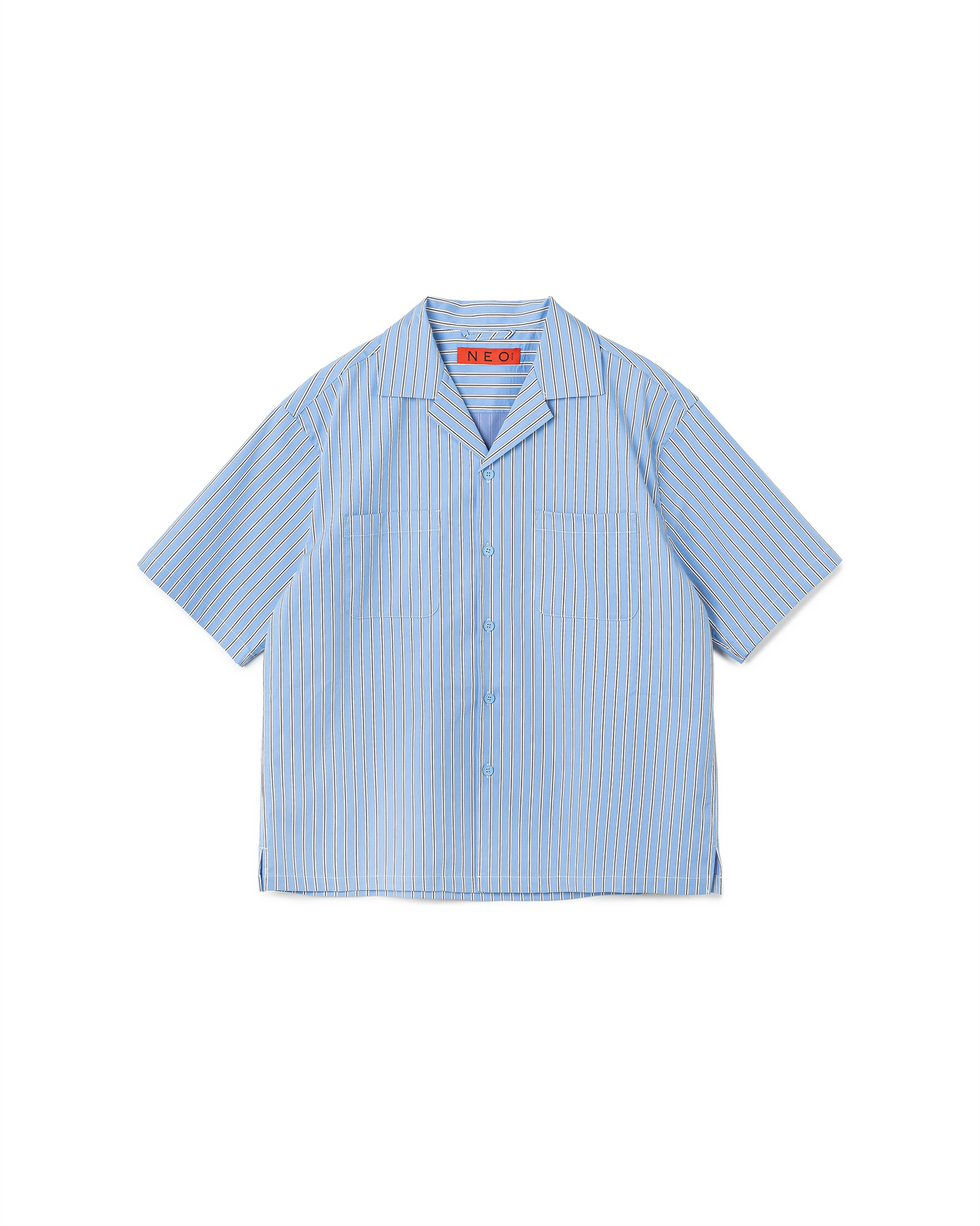 N E O VOL.2_CH.2 PINSTRIPE RELAXED SHIRT - BEV C multi label store