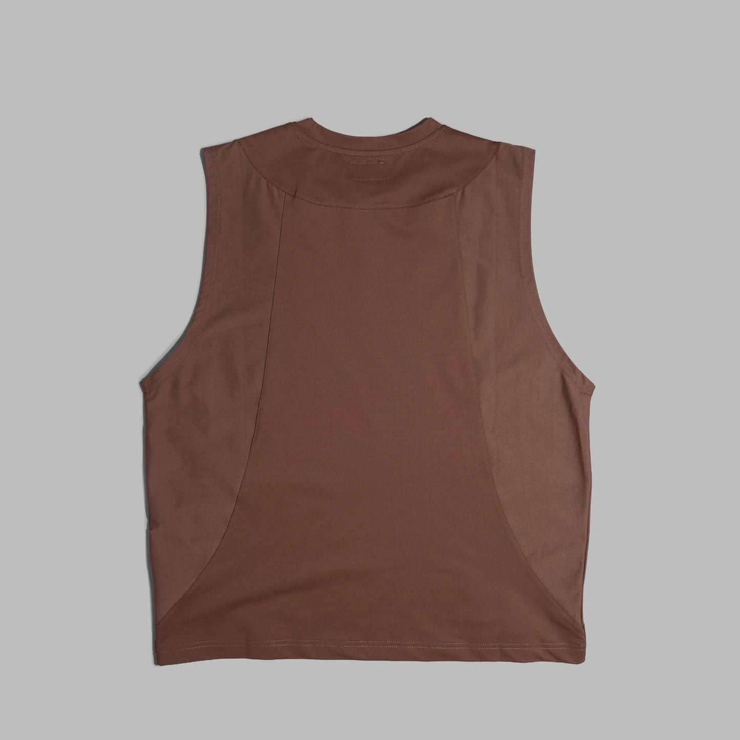Sleeveless 2-Tone / Cotton – Maroon - BEV C multi label store