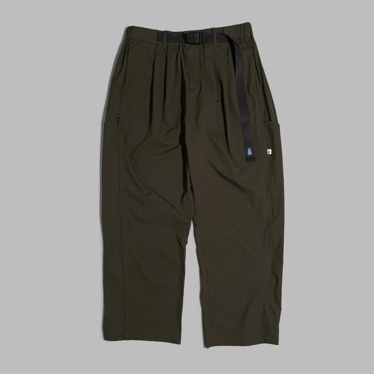 Panel Pants / Nylon – Green