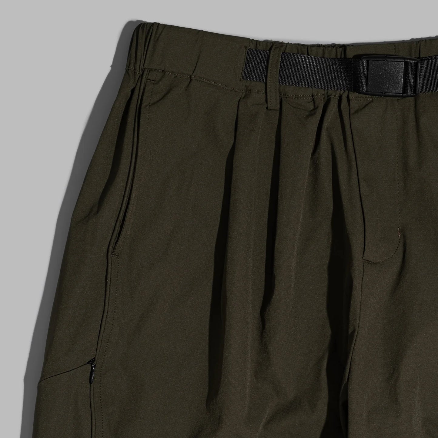 Panel Pants / Nylon – Green
