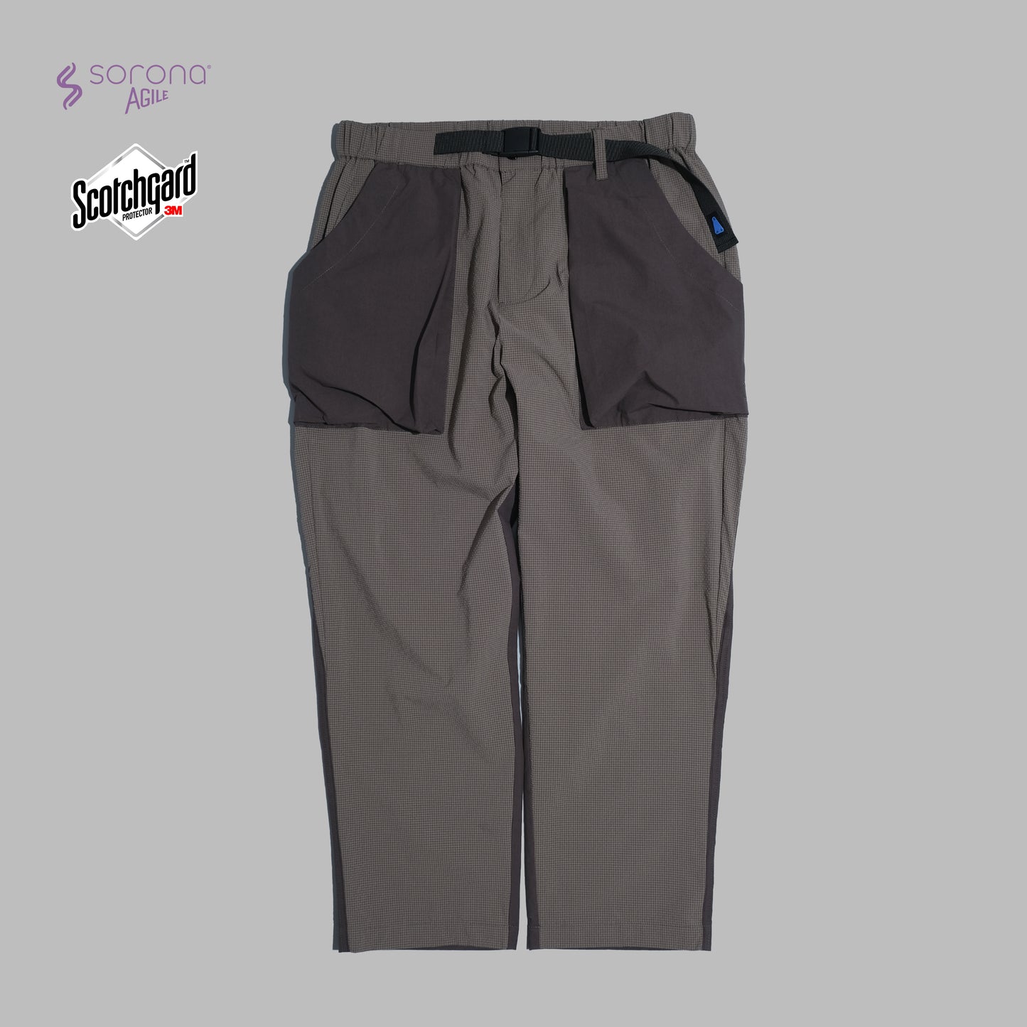 Pants 2-Tone 6P / Sorona® Agile - Grey - BEV C multi label store