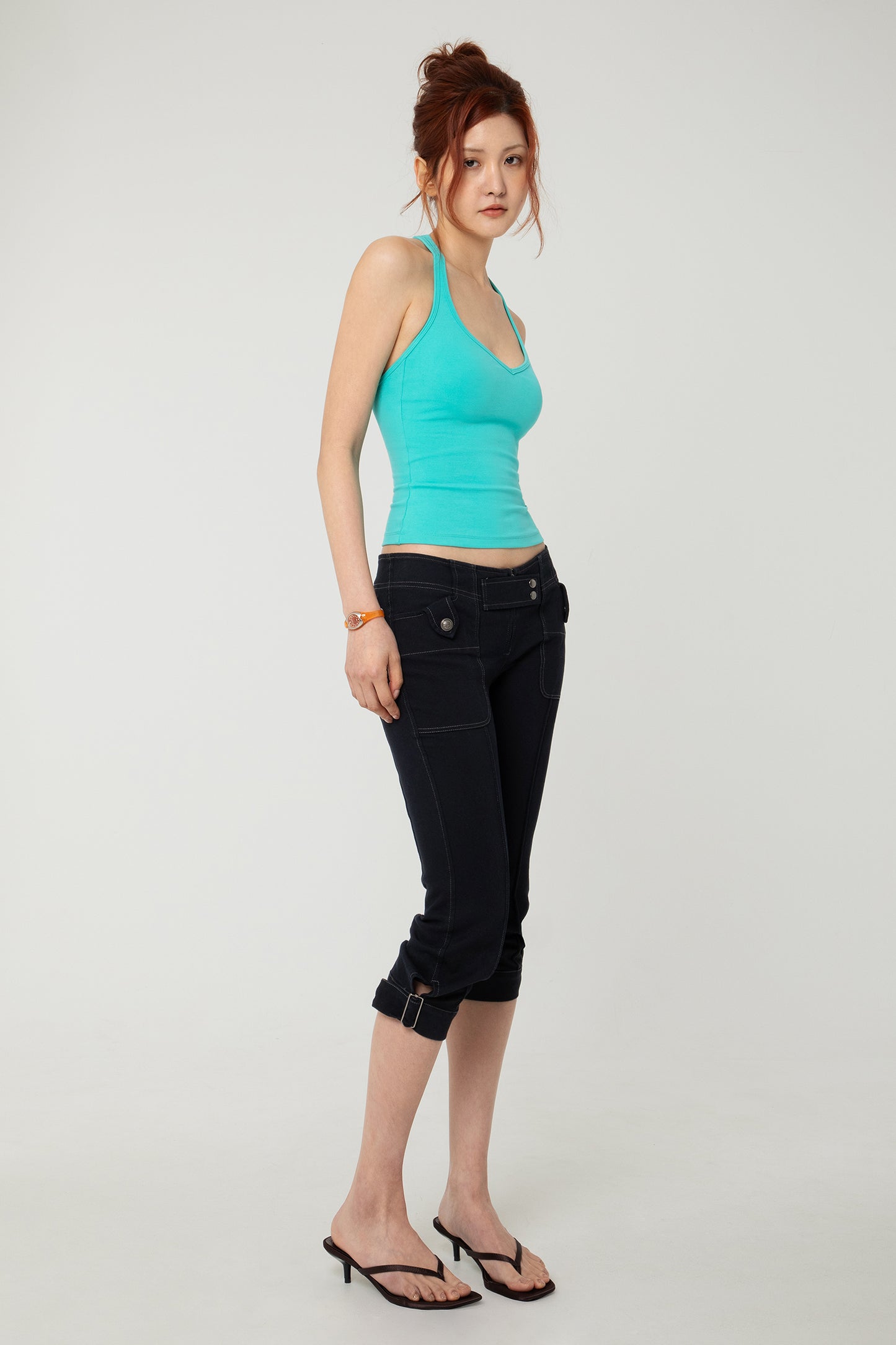 Racer Tank Aqua - BEV C multi label store
