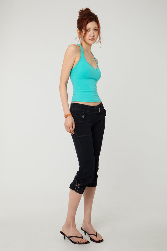 Racer Tank Aqua - BEV C multi label store