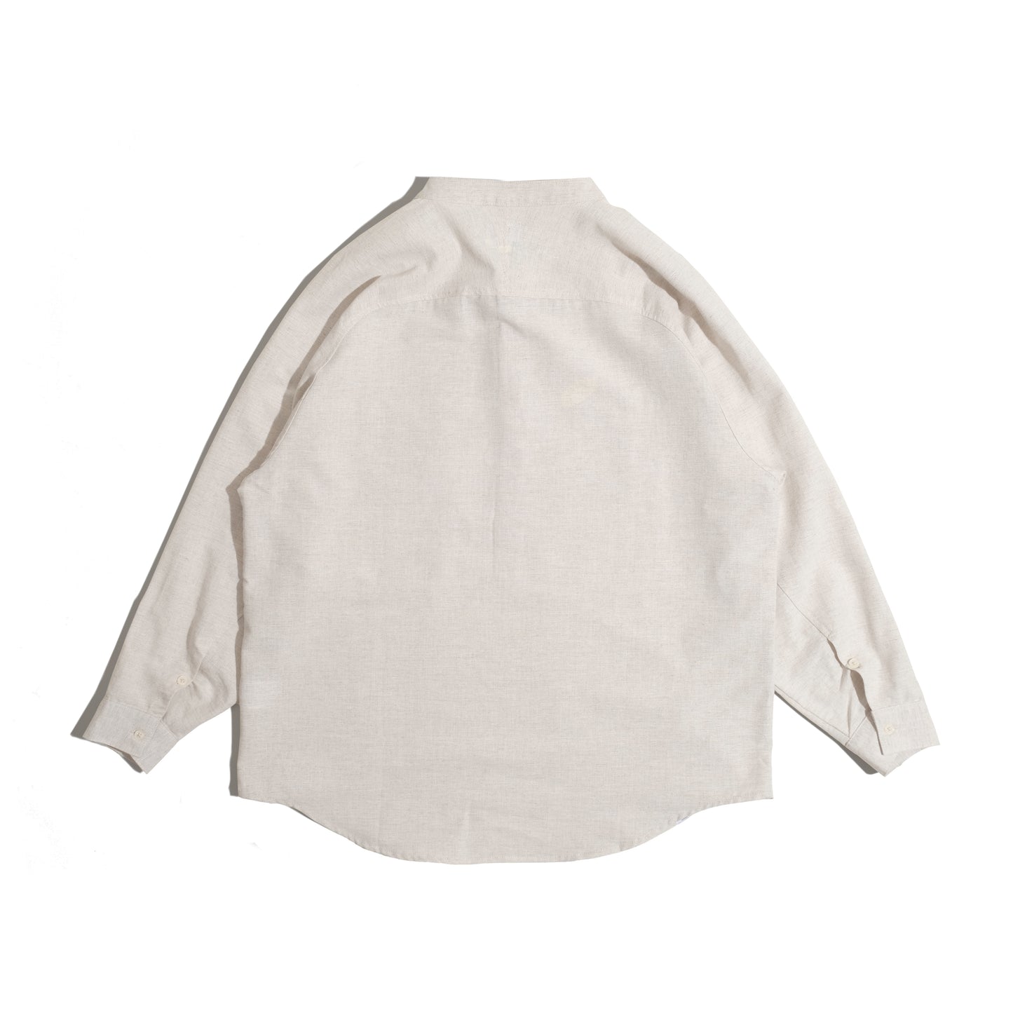 Popover Shirt / Cotton Linen - Beige - BEV C multi label store
