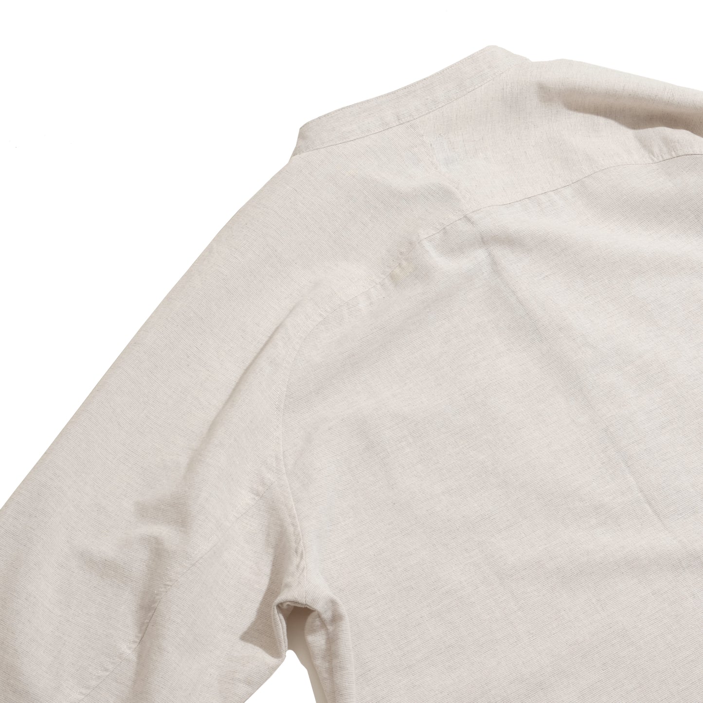 Popover Shirt / Cotton Linen - Beige - BEV C multi label store