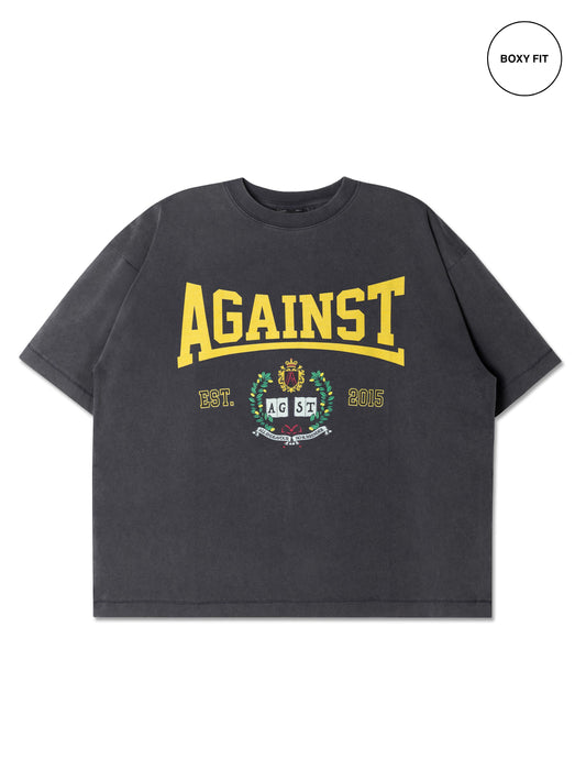 VARSITY WASHED BOXY TEE NAVY - BEV C multi label store