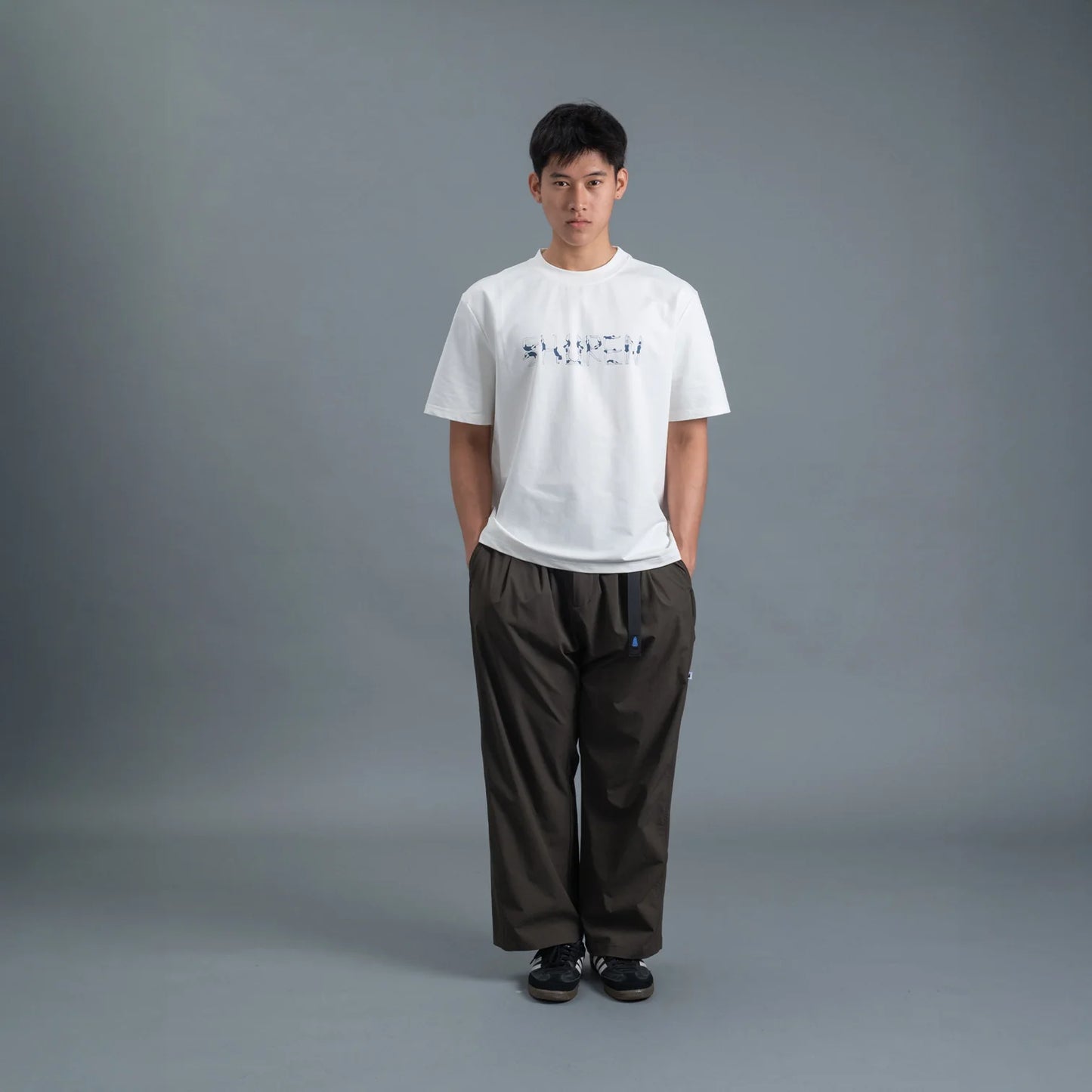 Panel Pants / Nylon – Green