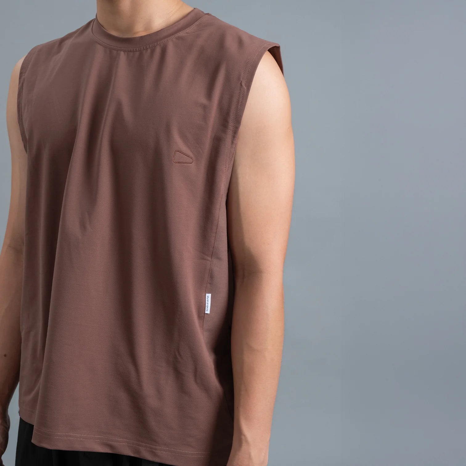 Sleeveless 2-Tone / Cotton – Maroon - BEV C multi label store