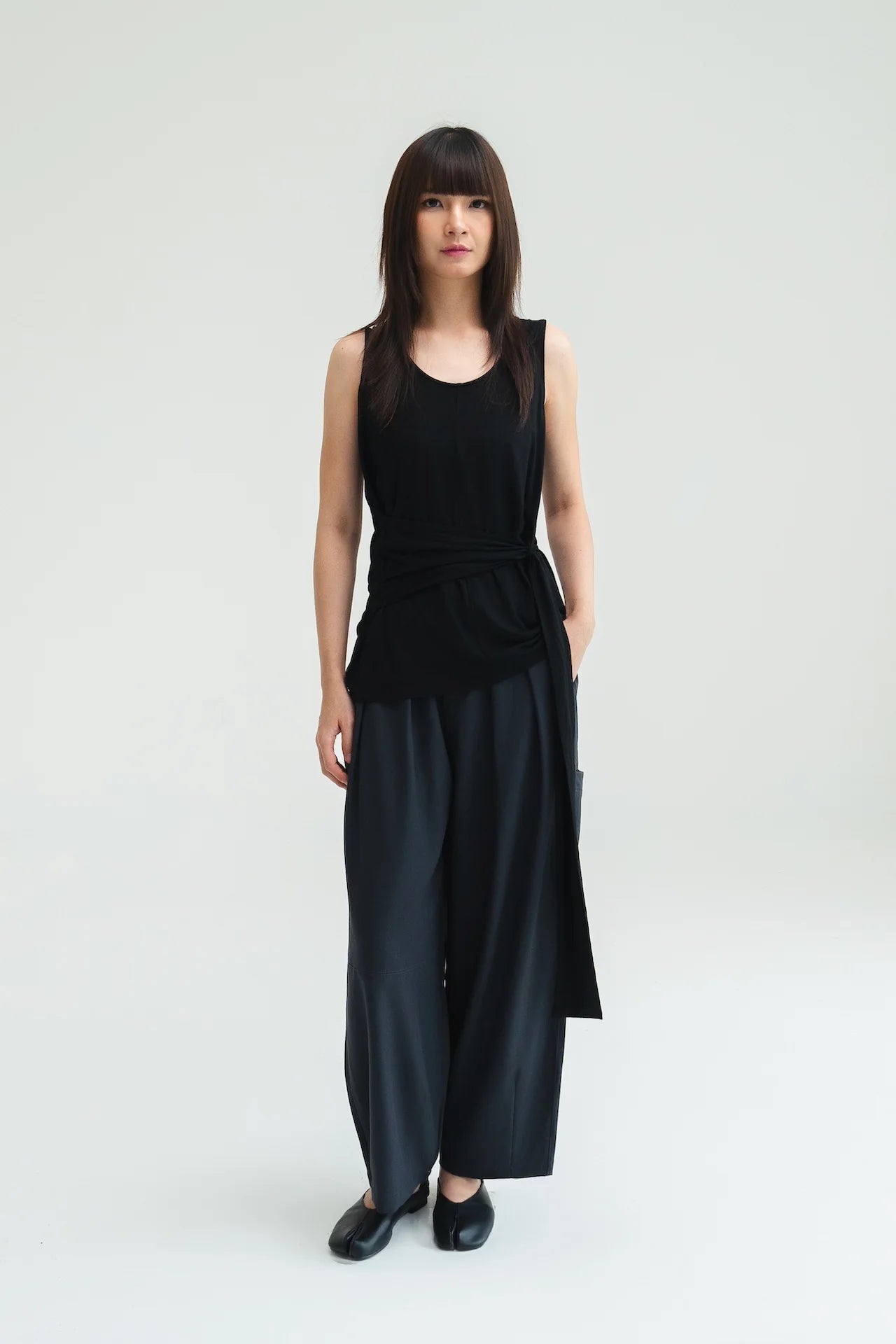 Gender Neutral Cocoon Trousers (Poly / Dark Grey) - BEV C multi label store