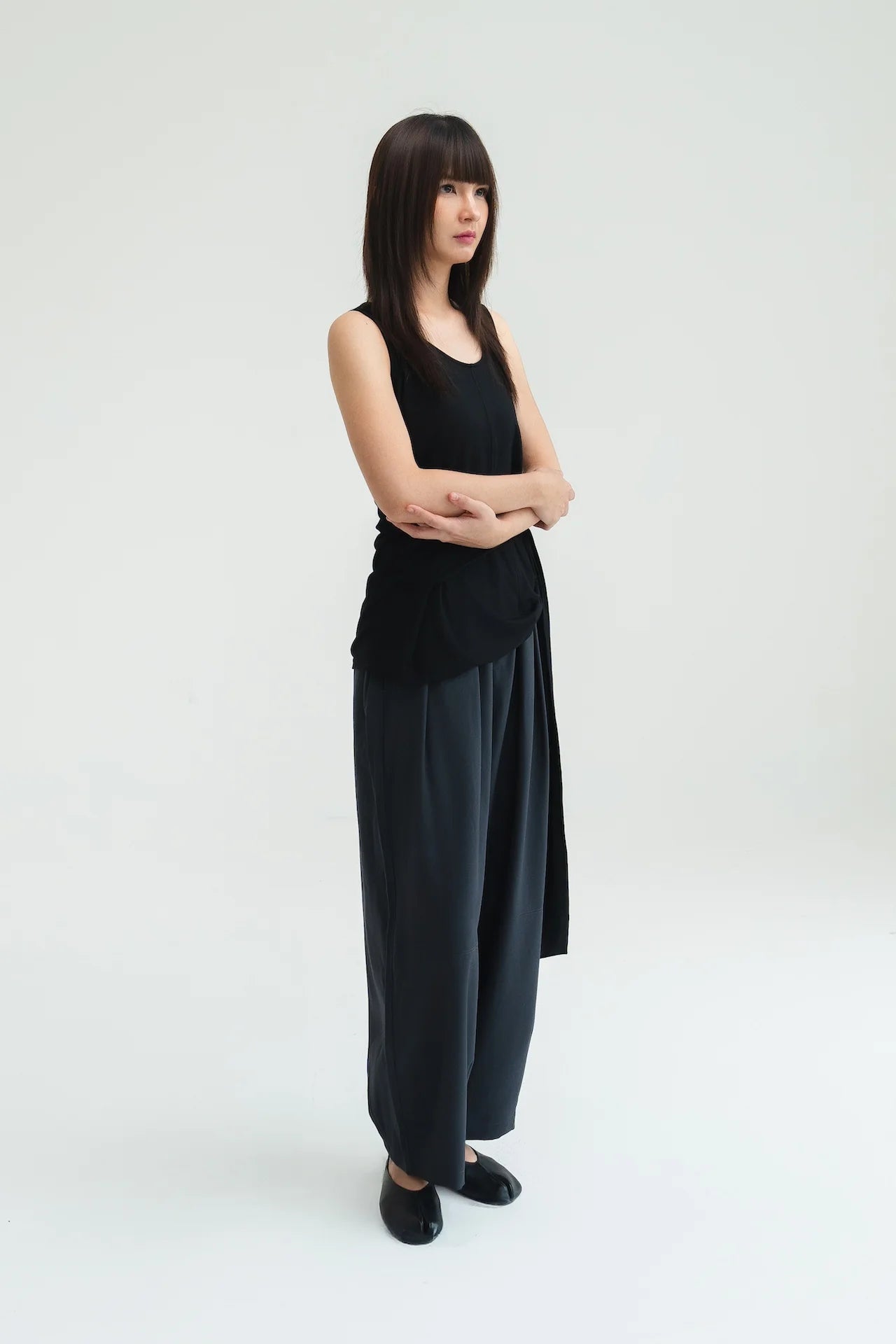 Gender Neutral Cocoon Trousers (Poly / Dark Grey) - BEV C multi label store