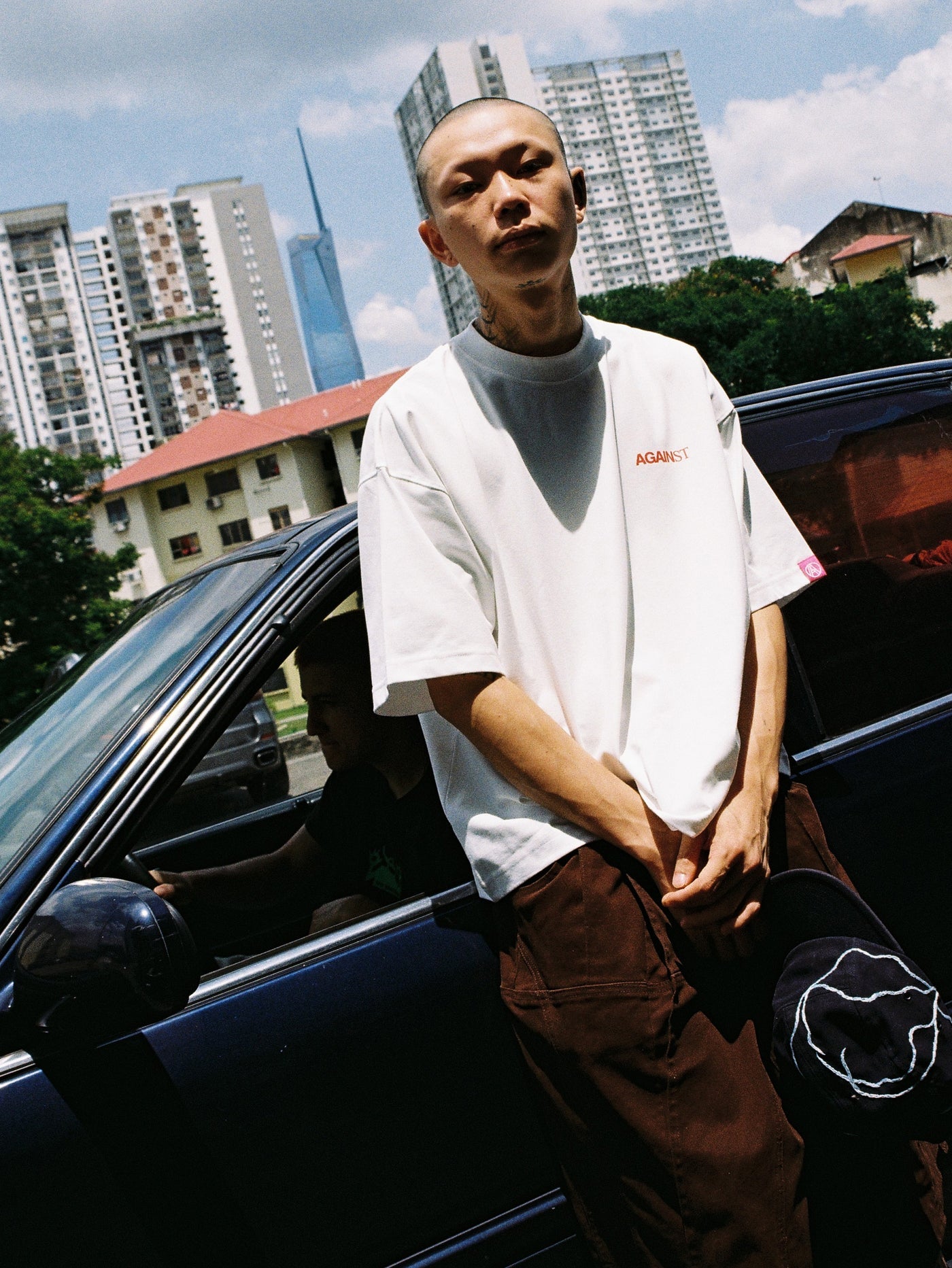 BOXY ALL DAY TEE WHITE - BEV C multi label store