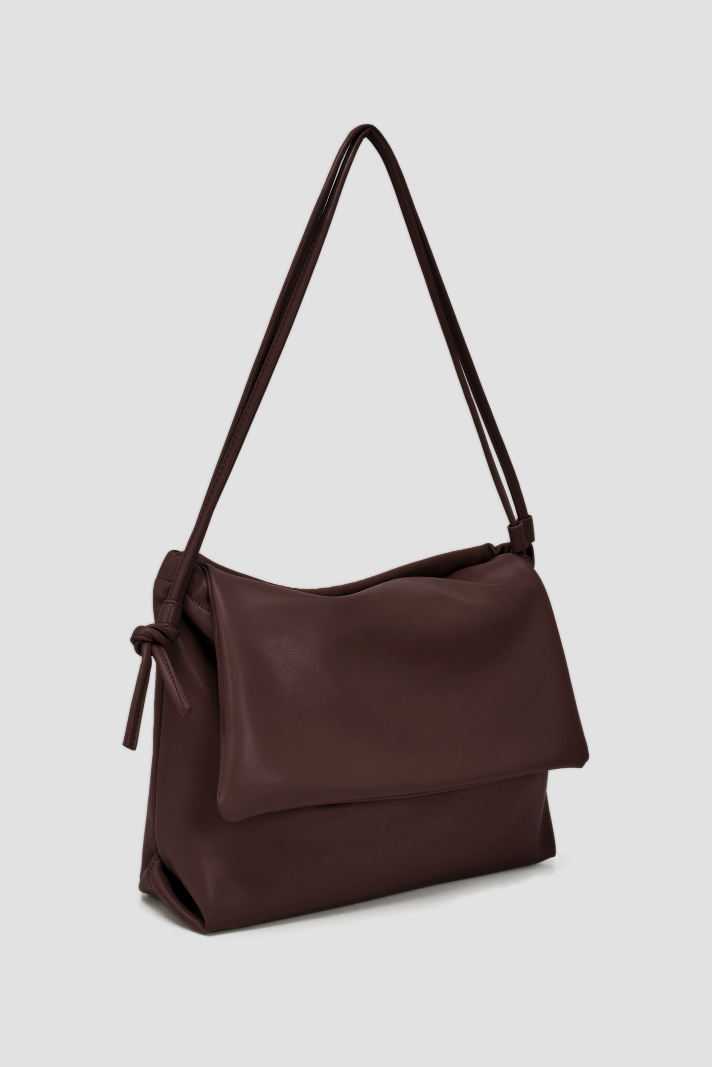 Double Strap Envelope Leather Bag (Wine) - BEV C multi label store