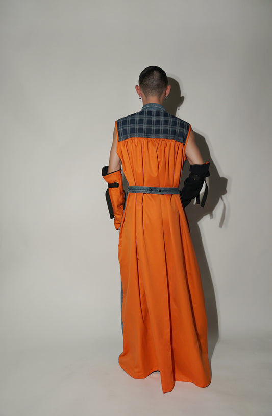 Overall Denim Dress [ Sustainable Line ] - BEV C multi label store