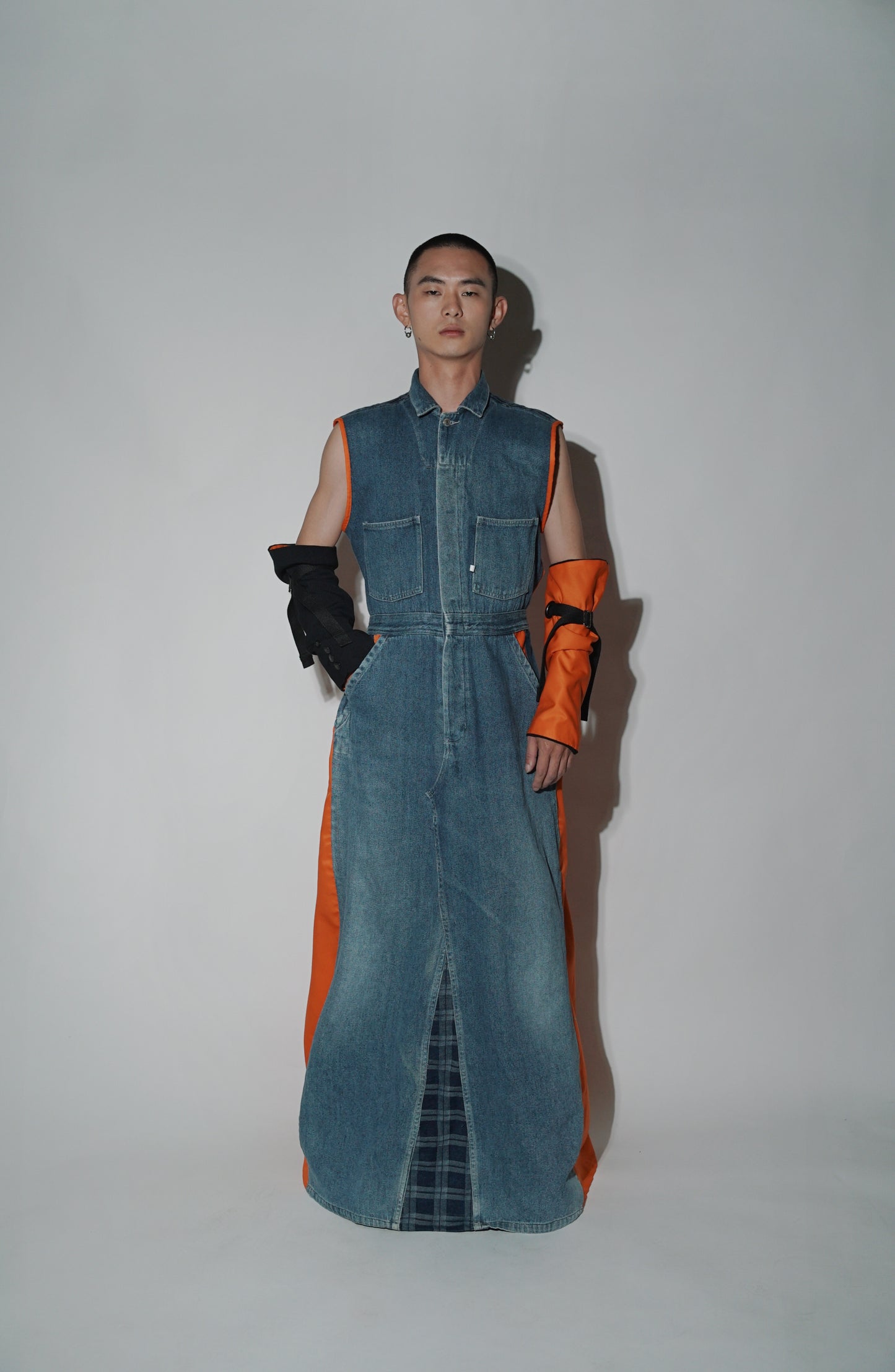 Overall Denim Dress [ Sustainable Line ] - BEV C multi label store