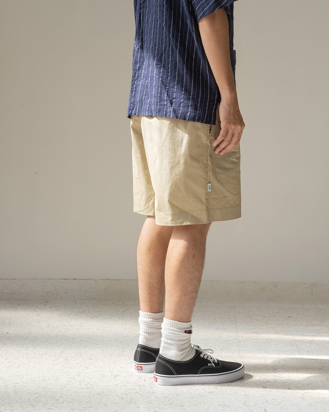 EZ Shorts / Cotton Spandex - Beige - BEV C multi label store