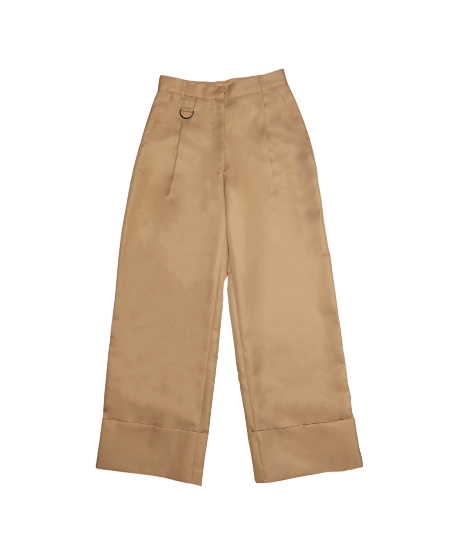 Highwaist Long Pants with Ring (Khaki) - BEV C multi label store