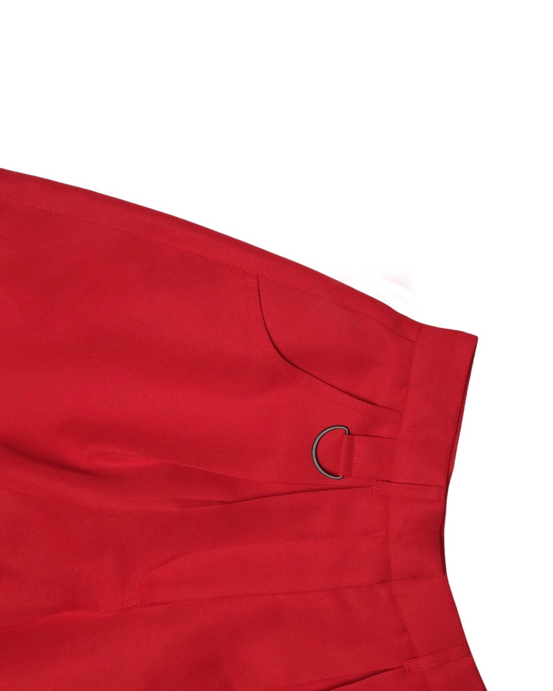 Highwaist Shorts with Ring - Red - BEV C multi label store