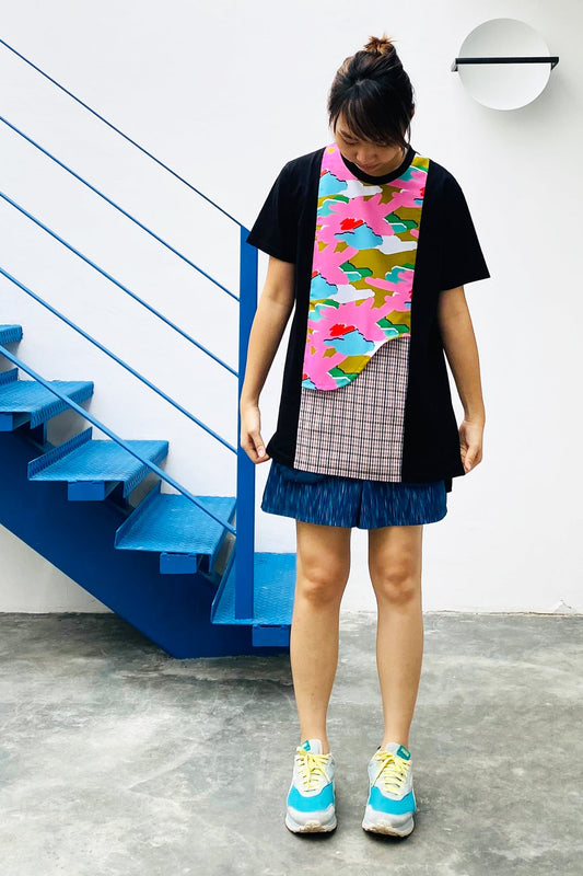 S06 UNISEX TEE || PINK SHRUB TEE - BEV C multi label store