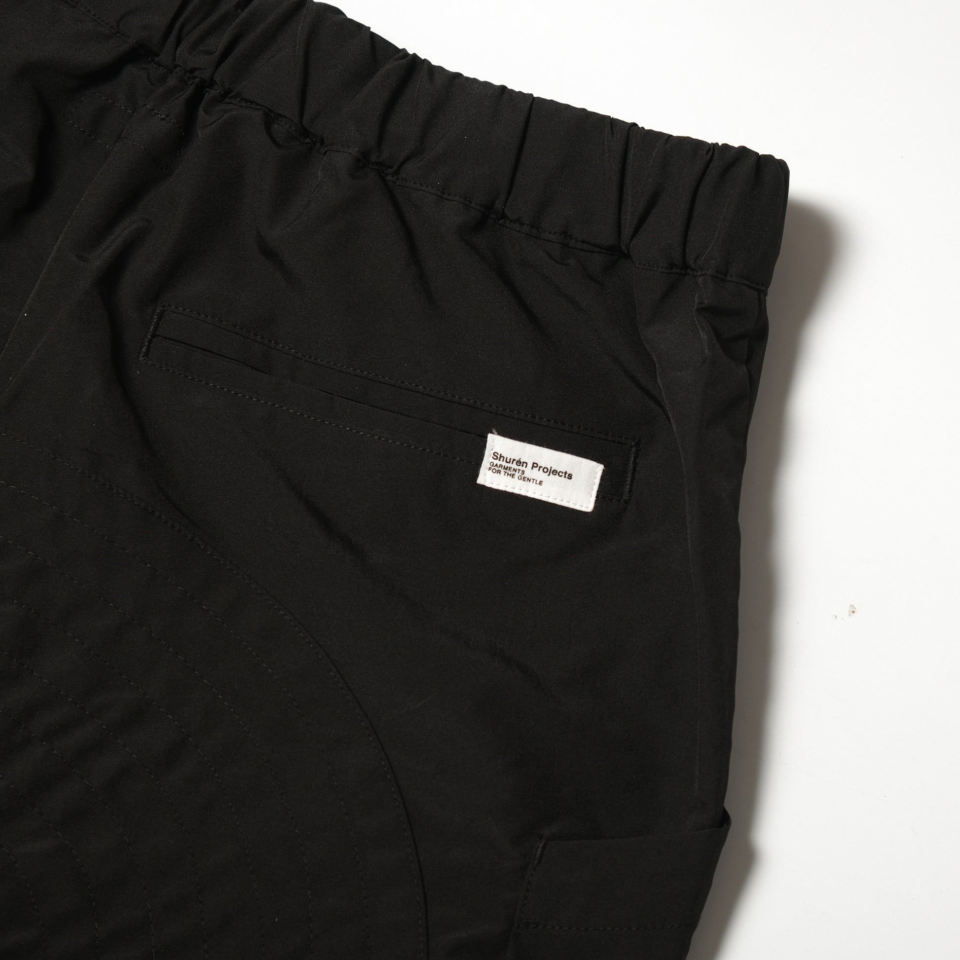Shorts 2-tone / Poly - Black - BEV C multi label store