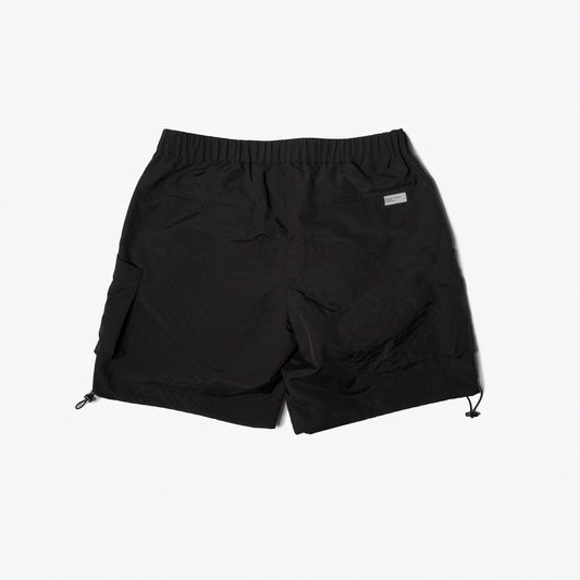 Shorts 2-tone / Poly - Black - BEV C multi label store